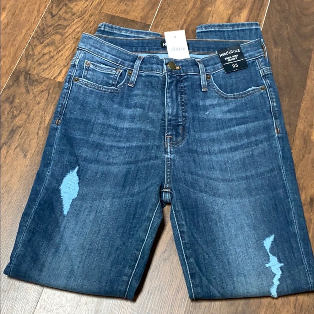 J.Crew mercantile high rise Jean size 25